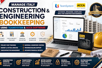 manage italy construction engineering bookkeeping using teamsystem acca softwa