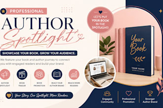 create a professional author spotlight to promote your book