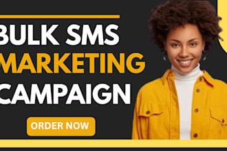 send bulk sms marketing text message campaign and sms blast