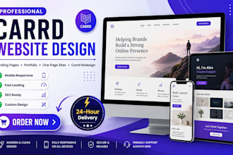 redesign carrd landing page carrd portfolio carrd website design on page website