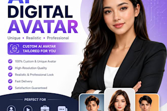 create realistic ai avatars, ai models, and digital avatar videos