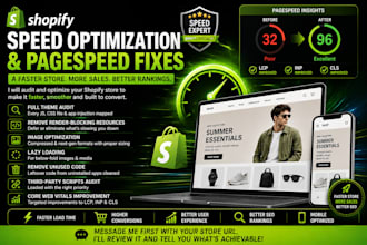 speed up your shopify store and improve core web vitals