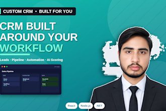 develop custom CRM software system for your business