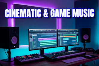compose custom cinematic music or music for your game