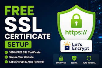 install and configure free SSL certificate for any web application