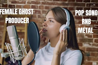 produce a memorable female vocal for christian rnb metal pop singer