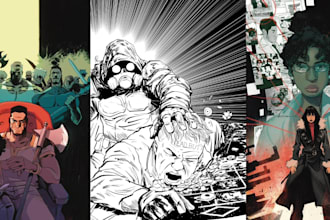 custom anime illustration, comics and character design for your promotional art