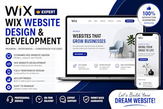 build wix website design wix website development as wix expert