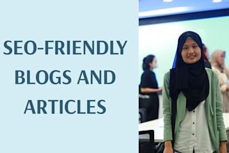 curate quality SEO friendly blogs and articles