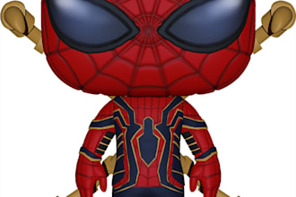 costumed funko pop 3d model for 3d printing