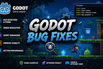 fix bugs and errors in your godot game