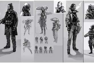 create 3d printable cosplay armor, helmets, masks, weapons and character models