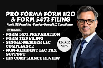 file your foreign owned llc tax return form 5472 and 1120