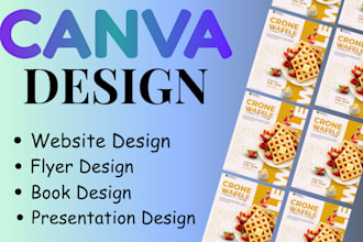 create a professional canva website design for your business