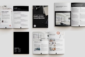 create employee handbook, hr policies, training manual and onboarding guide