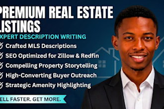 provide amazing real estate listing description and copy that rank