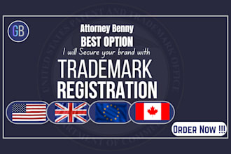 be your US licensed trademark attorney, uspto trademark