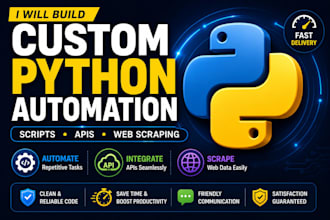 create custom python automation scripts for your business