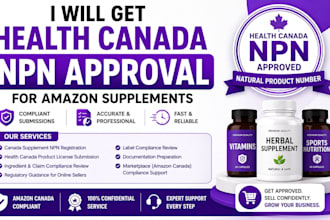 get health canada npn approval for amazon supplements
