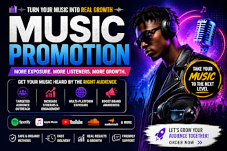 do music promotion spotify and youtube music promotion