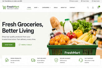 design squarespace supermarket website grocery store website retail business web