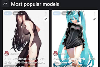 train a custom lora model for your character or art style