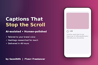 write engaging ai instagram captions with hashtags