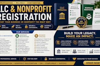 register your llc nonprofit 501c3 ein business formation