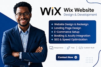 build wix website design wix website development as wix expert, wix studio