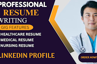 design a modern ats resume, CV, and linkedin profile