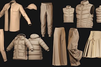 do realistic 3d second life clothing mesh rigging 3d germent sims y2k design