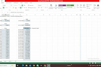 excel data entry, spread sheet formatting, typing, social media management