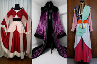 sew custom cosplay fabric costume anime outfit design superhero suit commission