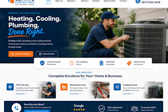 build wix hvac contractor website wix plumbing repair website wix coolingcompany