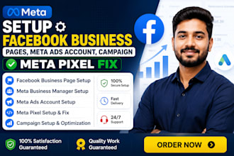 setup facebook business pages meta ads account campaign meta pixel fix