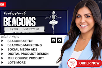 setup beacons ai store, beacons ai, beacons ai marketing, beacons ai product