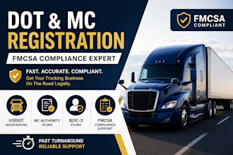 do dot registration, mc authority, boc 3, fmcsa compliance and usdot