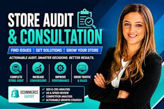 do shopify store audit ecommerce consultation cro and SEO audit