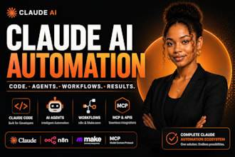 build claude ai automation with claude code mcp ai agents n8n make com
