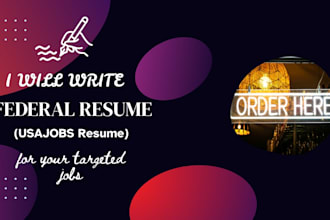write a professional usajobs federal resume and ksa resume