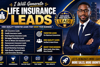 generate life insurance leads, insurance leads, health insurance leads