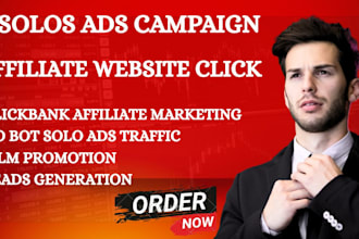 promote your affiliate link with USA UK solo ads and targeted MLM leads