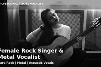 be female rock singer female vocalist metal rock vocal acoustic hard rock singer