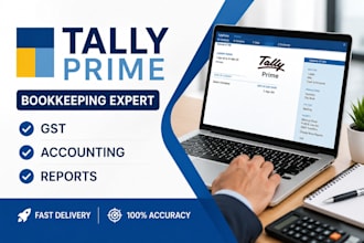 do tally prime accounting, gst entry, and bookkeeping