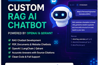 develop rag chatbot using vector db and openai