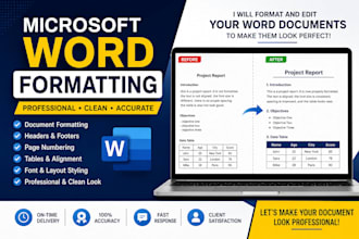 format and edit microsoft word documents