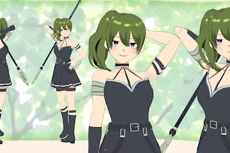 edit fix and create vrchat avatar, rigging 3d model, mmd, vrm, cc4, iclone 8