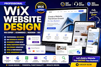 design or fix restaurant website, wix online store, wix website development, wix