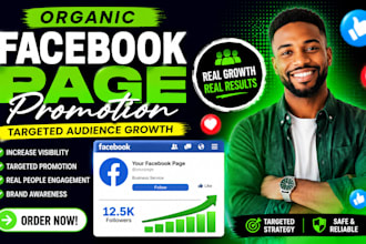 do organic facebook page promotion for targeted audience growth