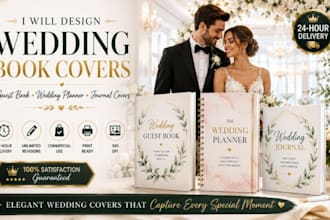 design wedding book covers guest book wedding planner covers journal book covers